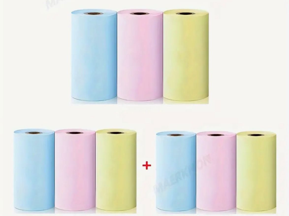 Papel Termico y Adhesivo para mini-impre